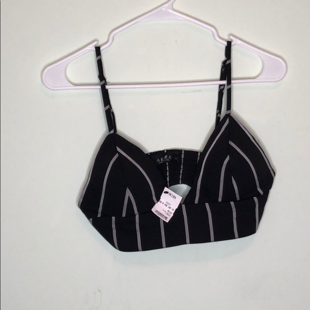Striped Crop Top